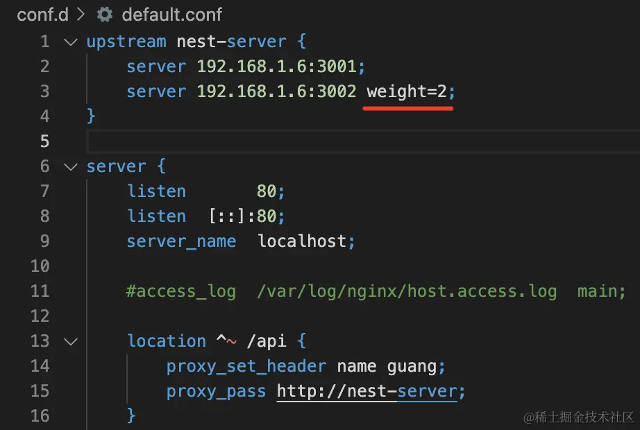 Nginx 负载均衡